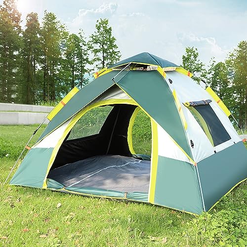 axGear Camping Tent Waterproof Windproof Dome Hiking Tent 2 to 4 People Family - Image 3