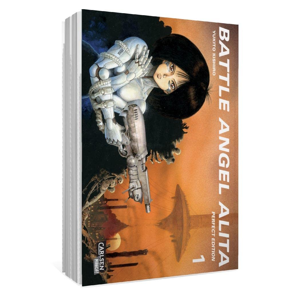 Battle Angel Alita - Perfect Edition 1: Neuausgabe der verfilmten Science-Fiction-Manga-Serie über einen weiblichen Cyborg - mit Farbseiten und Zusatzmaterial
