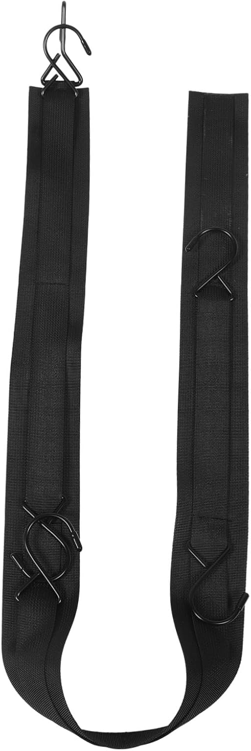TOYANDONA Portable Hanging Drying Rack for Soccer and Skating Gear Black