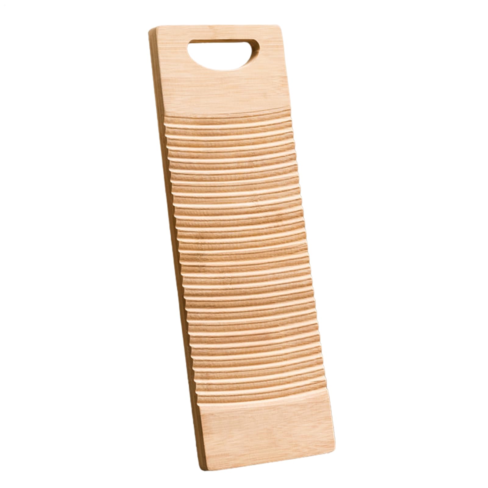Planche À Laver en Bois, 40/5/60cm Planche À Laver en Bambou, Planche À Laver pour La Lessive De l'environnement, Le Motif Ondulé sur La Surfaces Grande Planche À Linge pour Vêtements