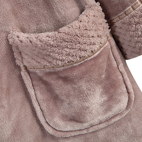 Richie House Women's Plush Soft Warm Fleece Bathrobe, Nude, Rh1591-D-Xl #TOP6