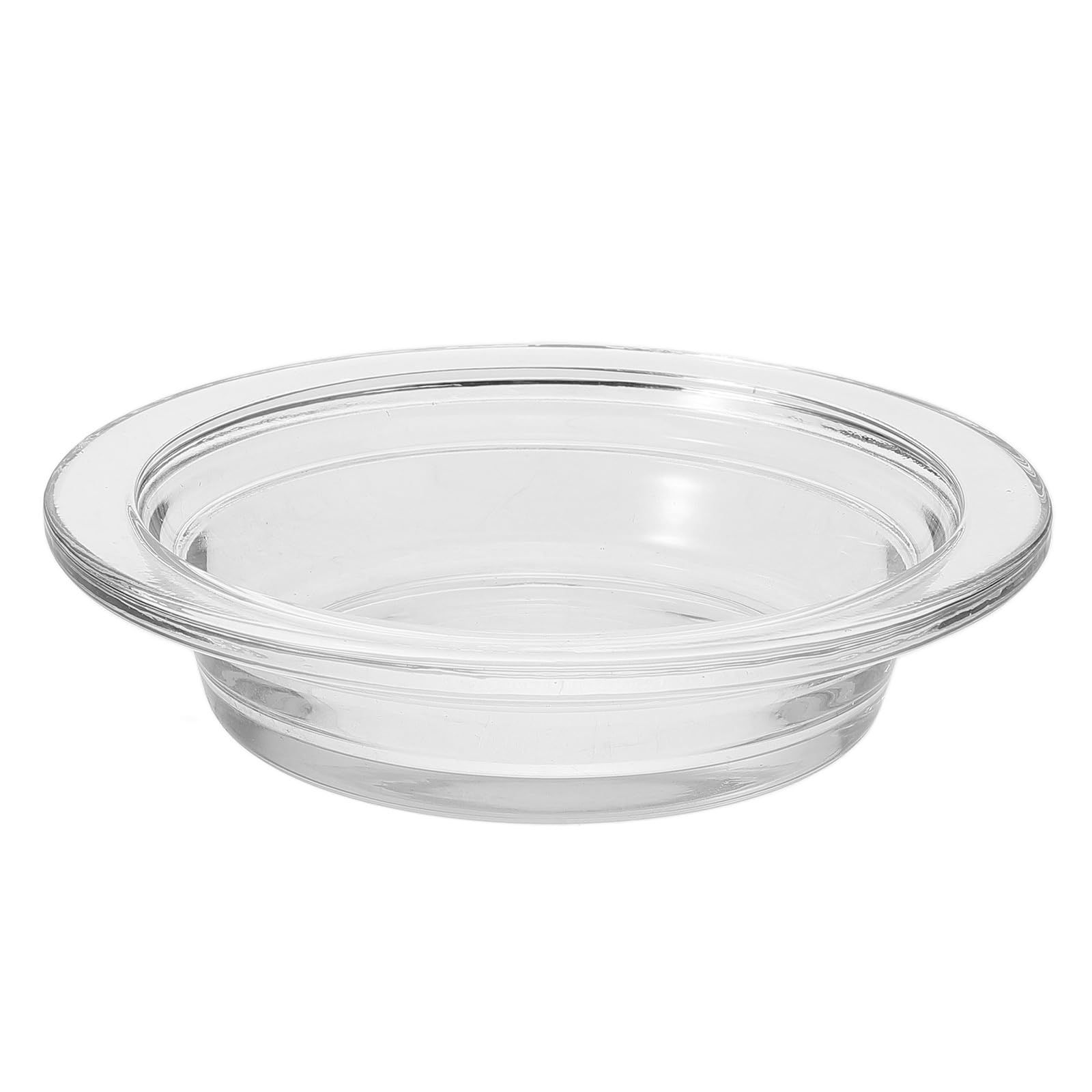 OSALADI Replacement Oil Warmer Dish Wax Melt Warmer Liner Dish Round Glass Dish Candle Wamer Bowl Plate Wax Tray for Electric Lamps Oil and Tart Warmers