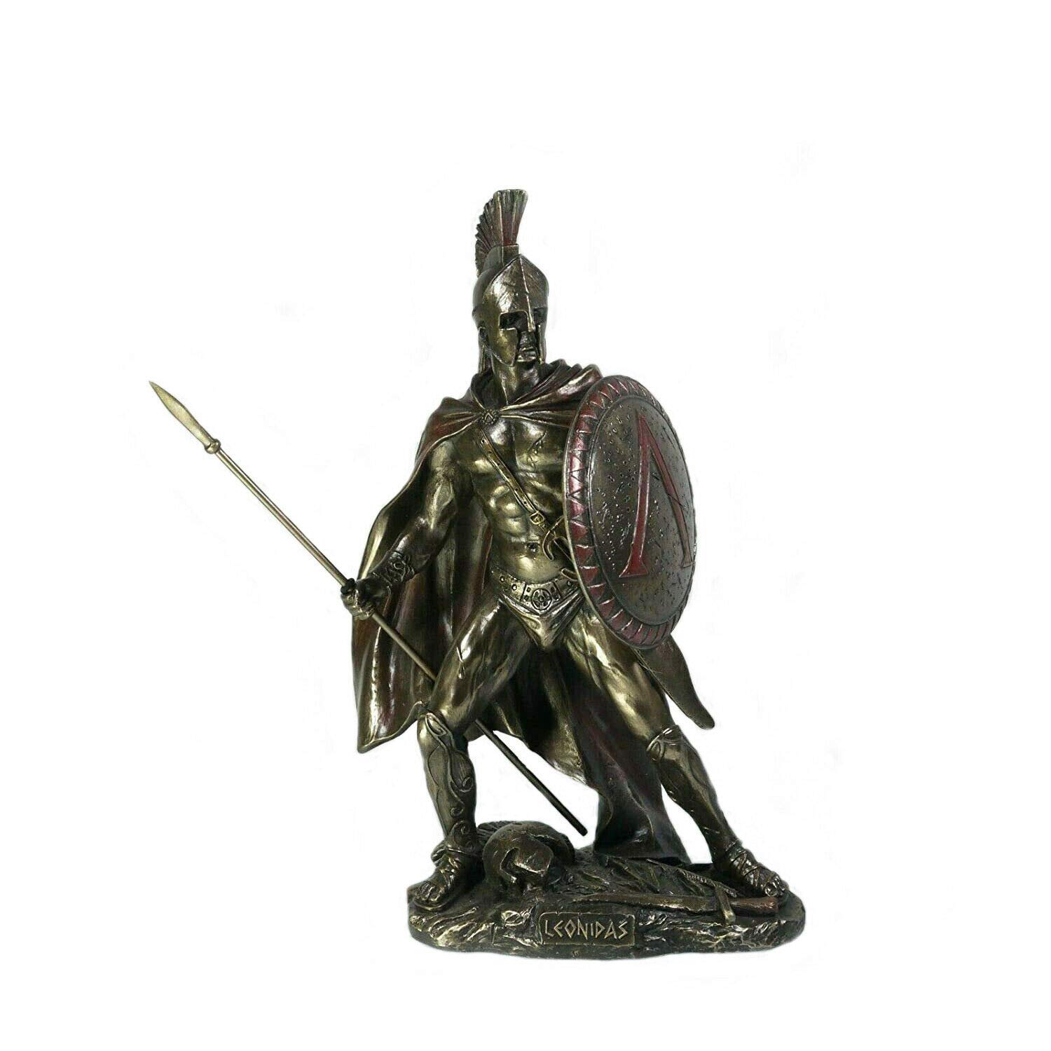 Spartan King Leonidas With Spear And Shield 7.7cm Veronese Statue