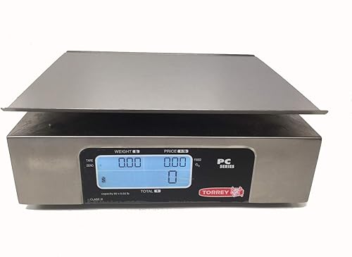 Miniatura 4 de Báscula digital de precios, plataforma de 80 libras x 0.02 libras, 14 x 11 pulgadas