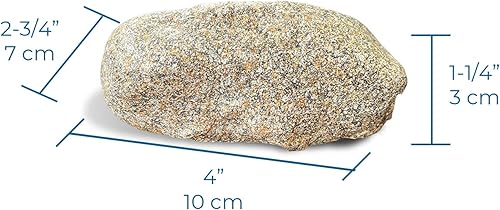 Miniatura 6 de PANGAEA Hide-a-Spare-Key - Roca falsa  Se ve y se siente como piedra real  Seguro para jardín al aire libre o patio, geocaching (tipo C, 1 paquete),