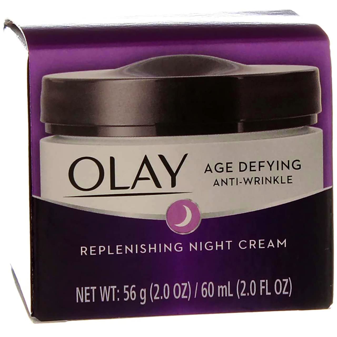 Olay Age Defying Anti-Wrinkle Replenishing Night Cream 2 oz (Pack of 4)