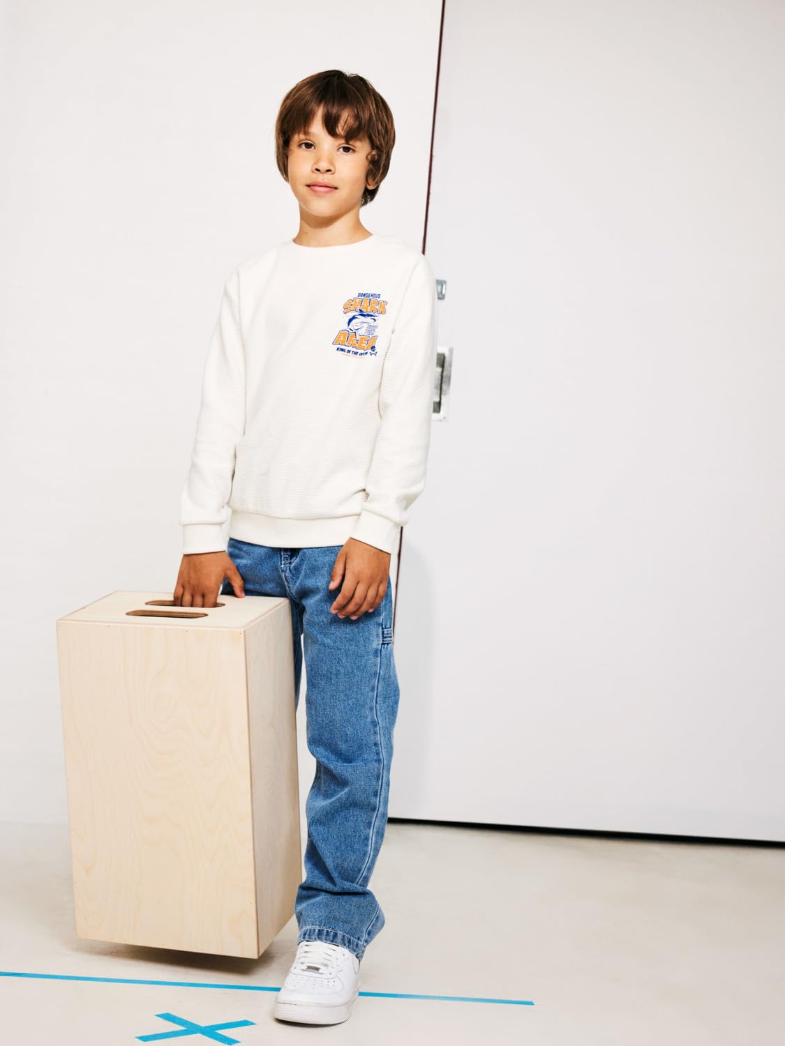 NAME IT Nkmryan Straight Jeans 4525-im L Noos - Nkmryan Vaqueros Rectos 4525-Im L Noos Niños