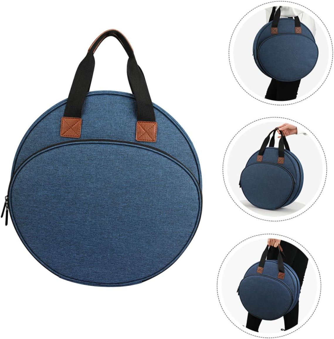 VOSAREA Sewing Tool Tote Bag Embroidery Kit Carrier Large Compartment Pouch for Embroidery