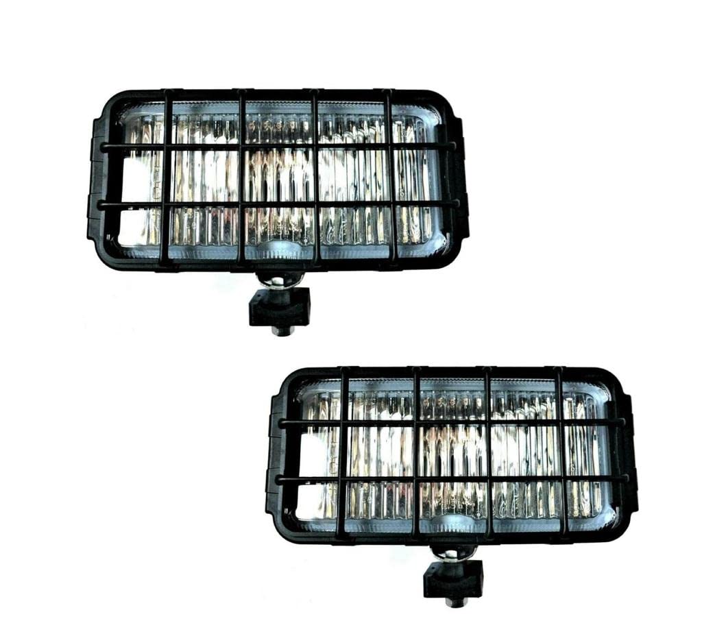 2x H3 Nebelscheinwerfer – Ergänzung zum Fernlicht für 12/24V Fahrzeuge – Mit Schutzgitter & IP54 – Neu & OVP