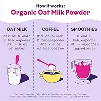 Vista 4 de Leche de avena instantánea en polvo y concentrado de leche de almendras sin azúcar por JOI