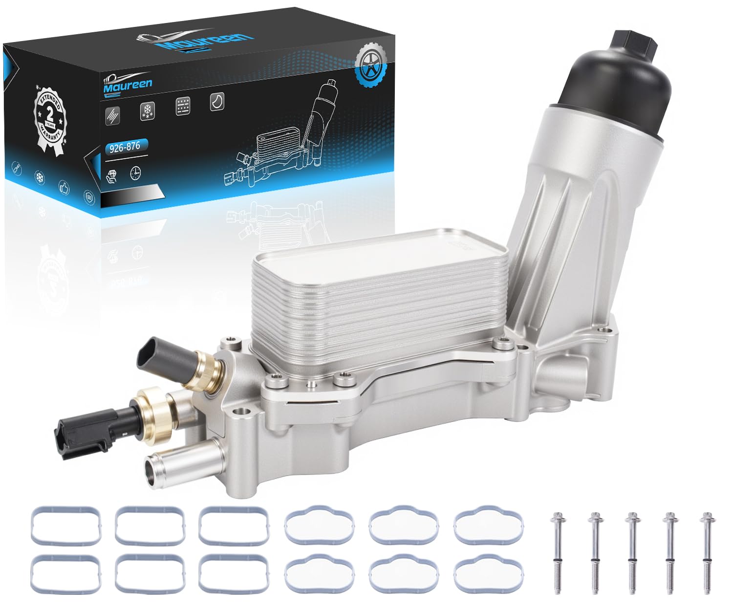 Amazon | 926-959 926-876 アルミニウム 3.6L エンジンオイルクーラー
