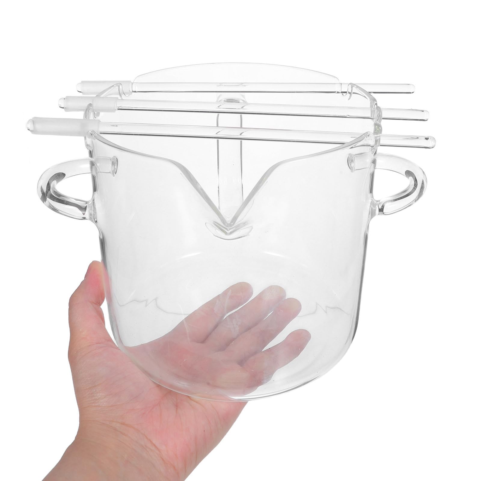 Cabilock Vaso Cottura in Vetro 2,1 per Microonde, 74 Oz, Antiaderente