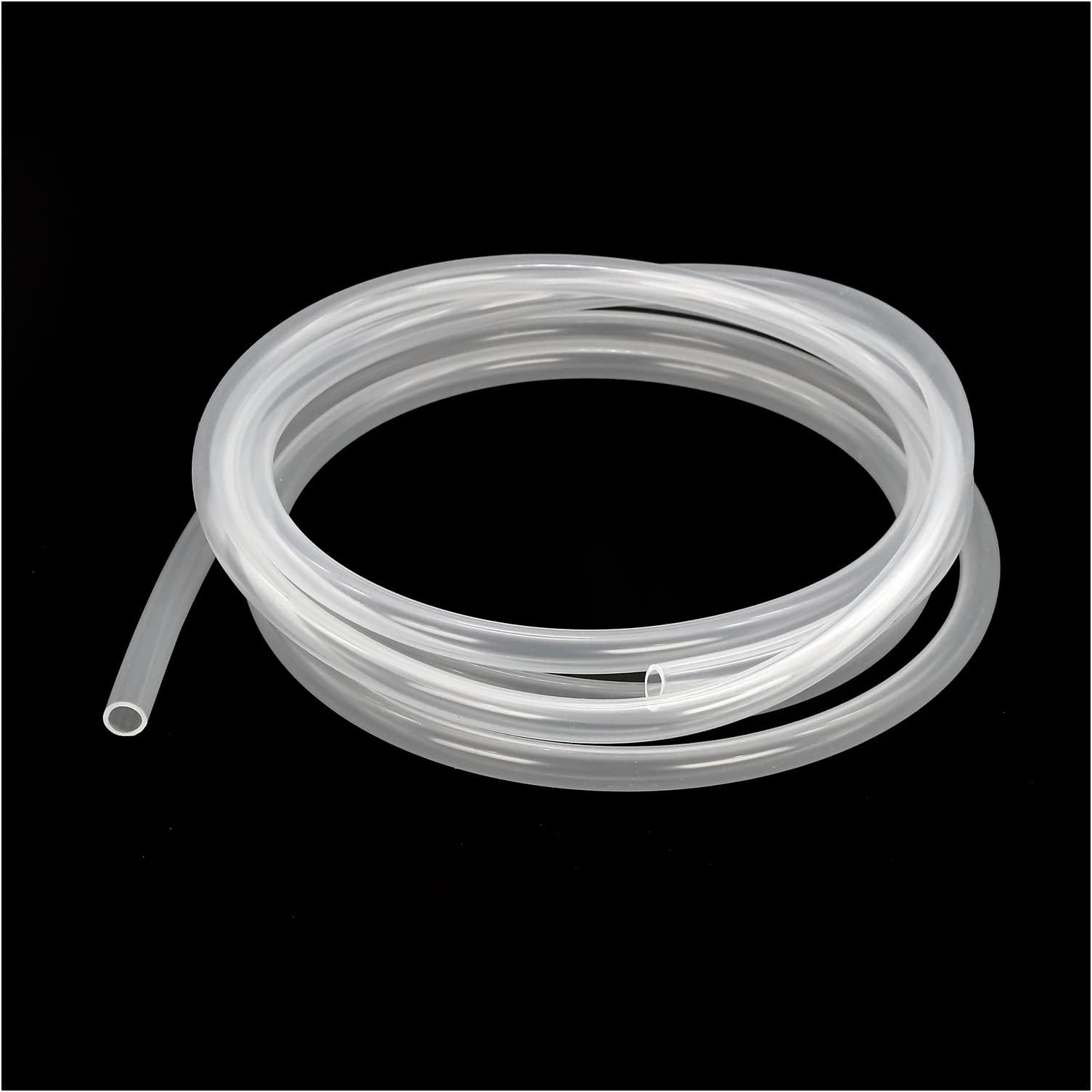 Eastrans 3/8" ID Silicone Tubing, Food Grade 3/8" ID x 1/2" OD Flexible Pure Silicone Hoses High Temp for Home Brewing,5 Feet Length