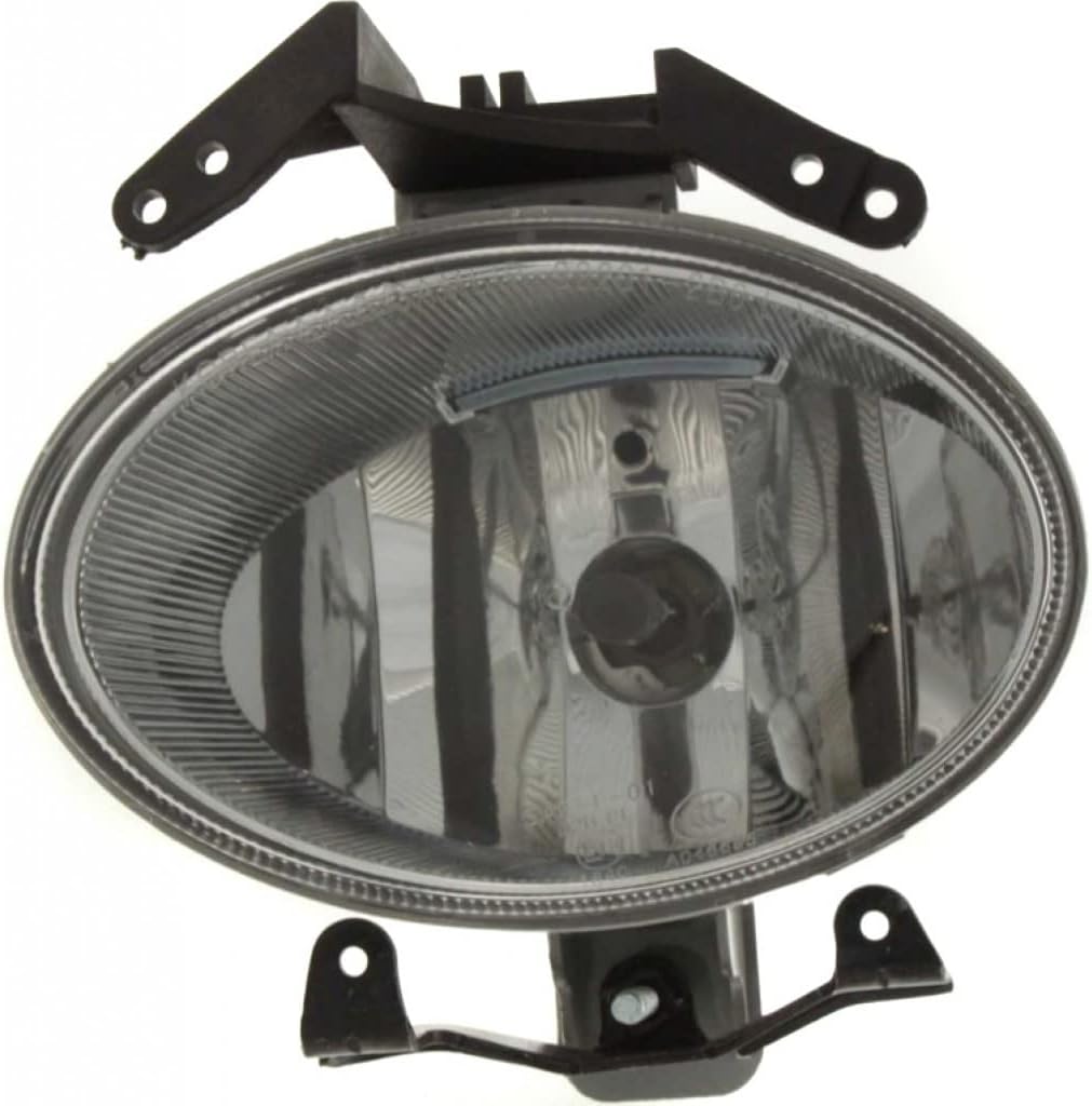 CarLights360: For Hyundai Santa Fe Fog Light Assembly 2007 2008 2009 Passenger Side w/Bulbs - Replacement For HY2593126