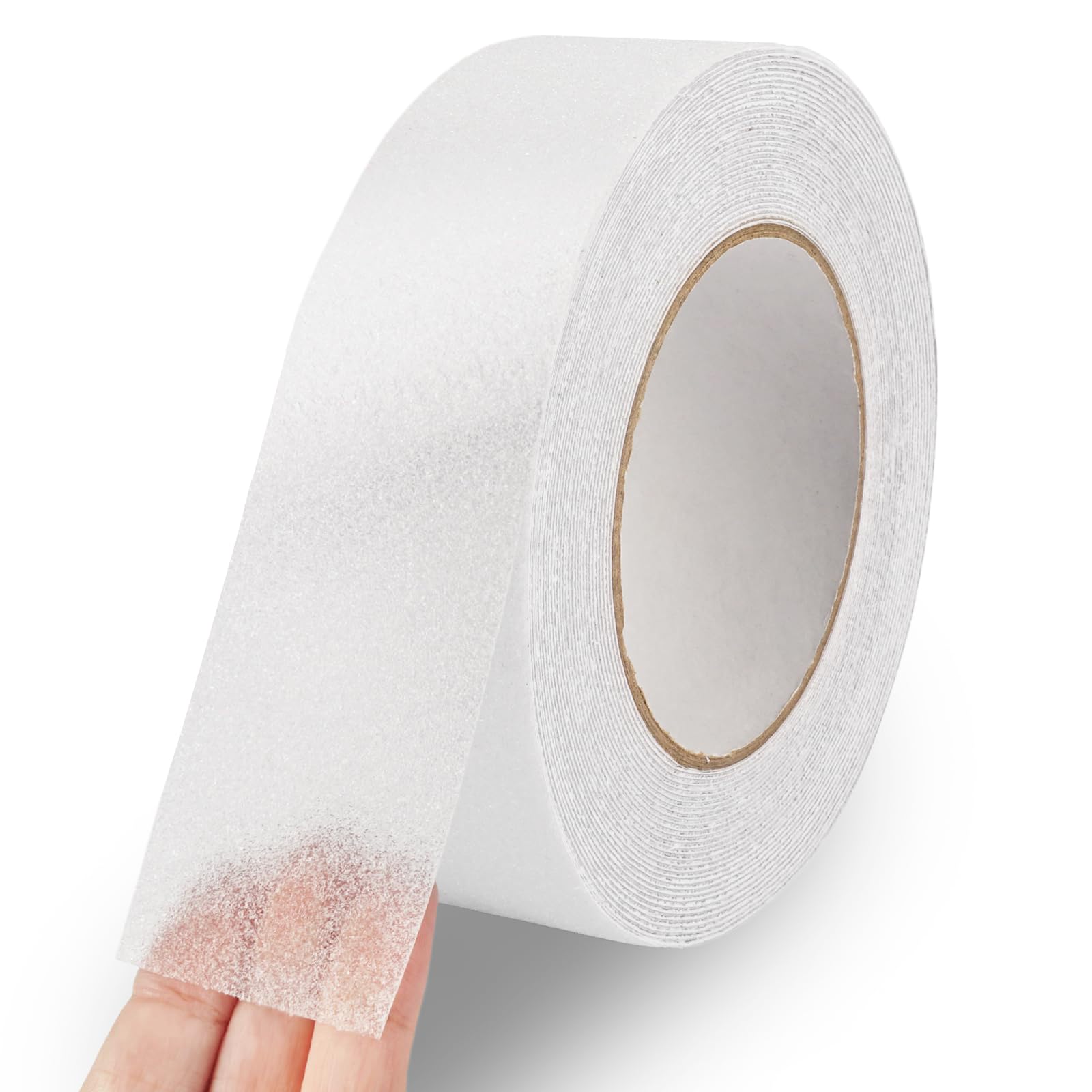 Rusoz Anti Slip Tape for Steps, Self Adhesive Safety Grip Tape Clear 2.5cm x 5m, Non Slip Tape for Prevents the Elderly, Children, Pets from Slipping and Falling