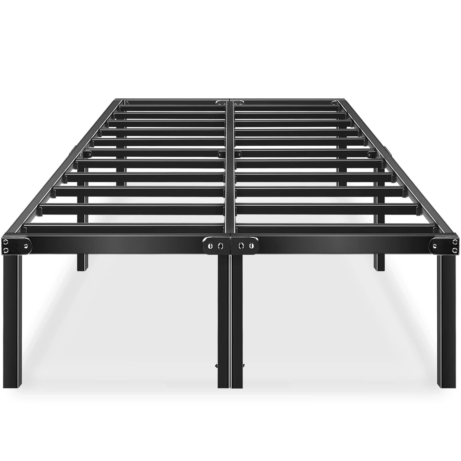 HAAGEEP 18 Inch Queen Bed Frame No Box Spring Needed High Platform