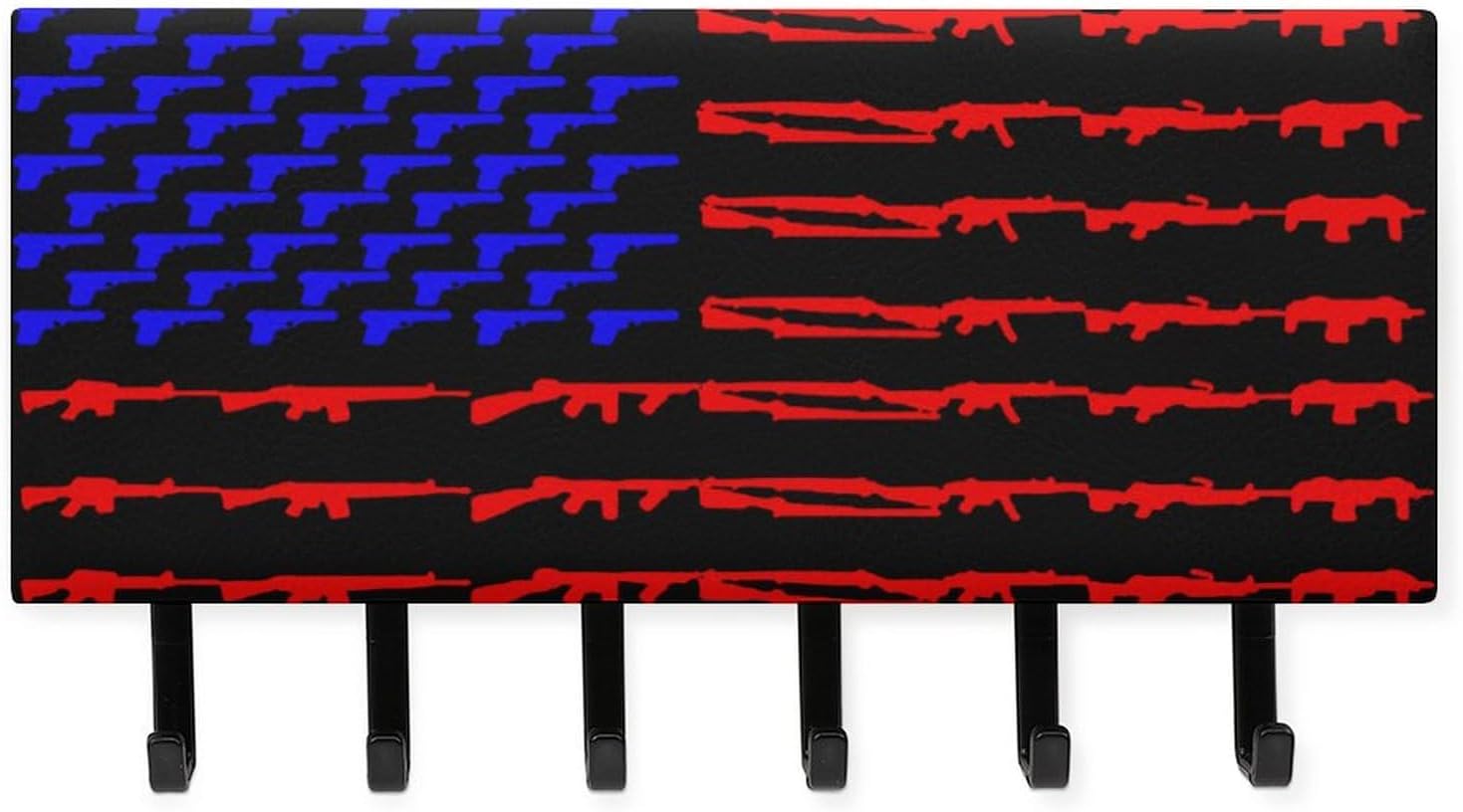Amazon.com: American Flag Gun Flag Key Holder for Wall Decorative Wall ...
