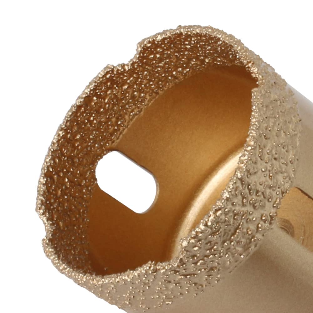 Taladro seco de núcleo soldado con diamante de 6-200mm para baldosas de porcelana, mármol, vidrio, granito, sierra perforadora, accesorios, corte de sierra, 125mm, 1 ud.