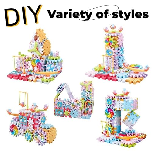 Vastfly GEAR TOYS INTERLOCKING BUILDING BLOCKS Diy Electric Gear Building Block Toy, Gear Building Toy Set thumb #5