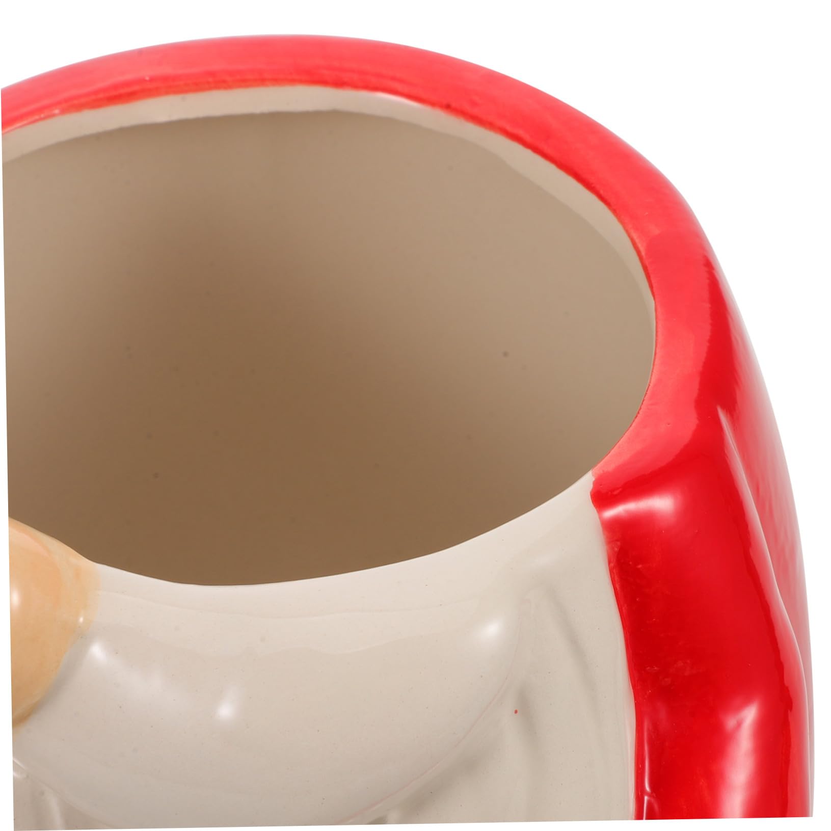 MAGICLULU Pot Céramique Forme De GNOME De Noël Boîte De Conservation pour Aliments De Fêtes Bonbons Et Biscuits avec Couvercle