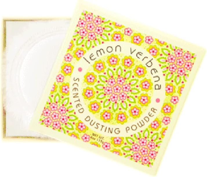 Greenwich Bay Trading Company Co. Scented Dusting Powder, 4 Ounce, Lemon Verbena