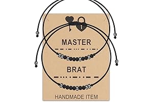 Master and Slave Gift Master and Brat Morse Code Bracelet : BDSM...