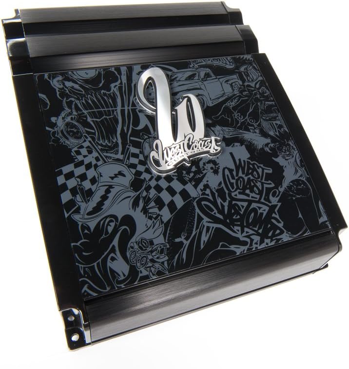 West Coast Customs WCC1000.2 Two Channels Bridgeable to One Channel 1000-Watt Amplifier