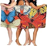 🏖️【Facile à compresser】-Taille parfaite et confortable à utiliser. Plus lisses et plus fines que les serviettes en coton. Vous pouvez le plier dans un petit sac. Imprimé dans différentes combinaisons de couleurs pour vous rendre plus charmante et plus belle sur la plage. Pour nettoyer avant la première utilisation, il suffit de le laver à la main ou en machine et de le sécher à l'air libre. Ne pas javelliser.