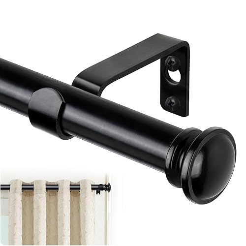 TONIAL Curtain Rod 32 to 58 Inch(2.6-4.8ft), Telescoping Splicing 3/4