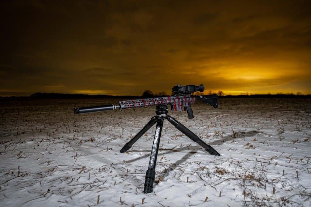 NightSnipe Tripod Leveling Head | Load Capacity - 55 pounds | 360° Movement