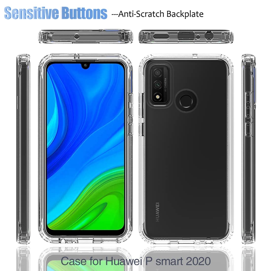 Acquista Per Huawei P Smart 2021 Custodia PSmart 2021 Cover posteriore