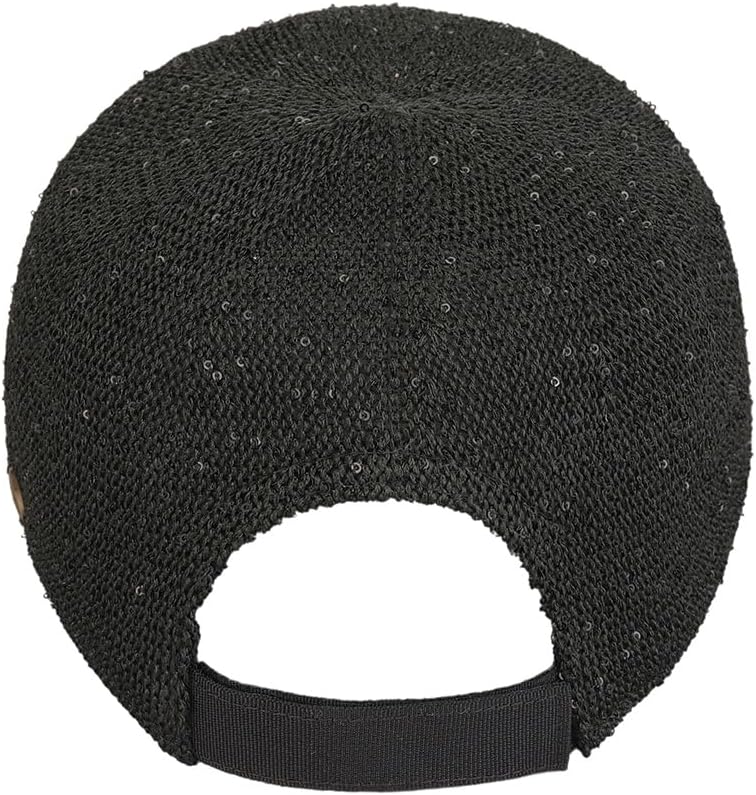 C.C Sequin Baseball Cap Sparkly Glitter Hat for Women, Adjustable Back, Lightweight, Fashion Glitter Cap