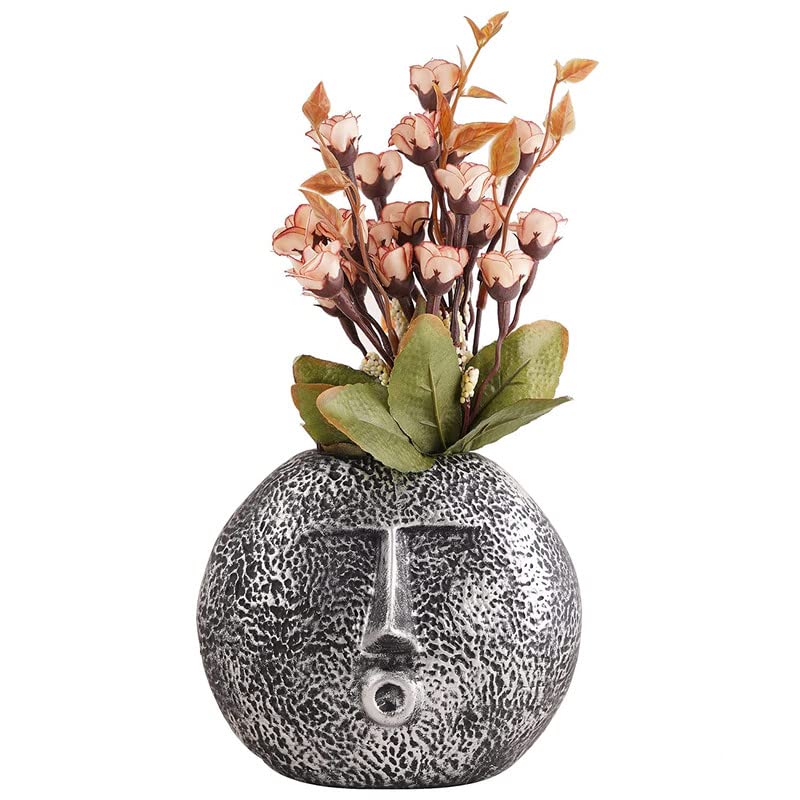 Vase de conception de cercle de visage Deco Alankaram cadeau idéal maison