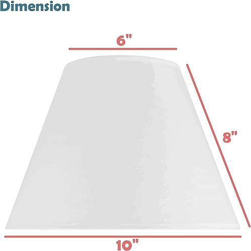 Miniatura 5 de Aspen Creative 32983, pantalla de araña imperio, hoja de plátano natural, parte superior de 6 pulgadas x 10 pulgadas inferior x 8 pulgadas de altura