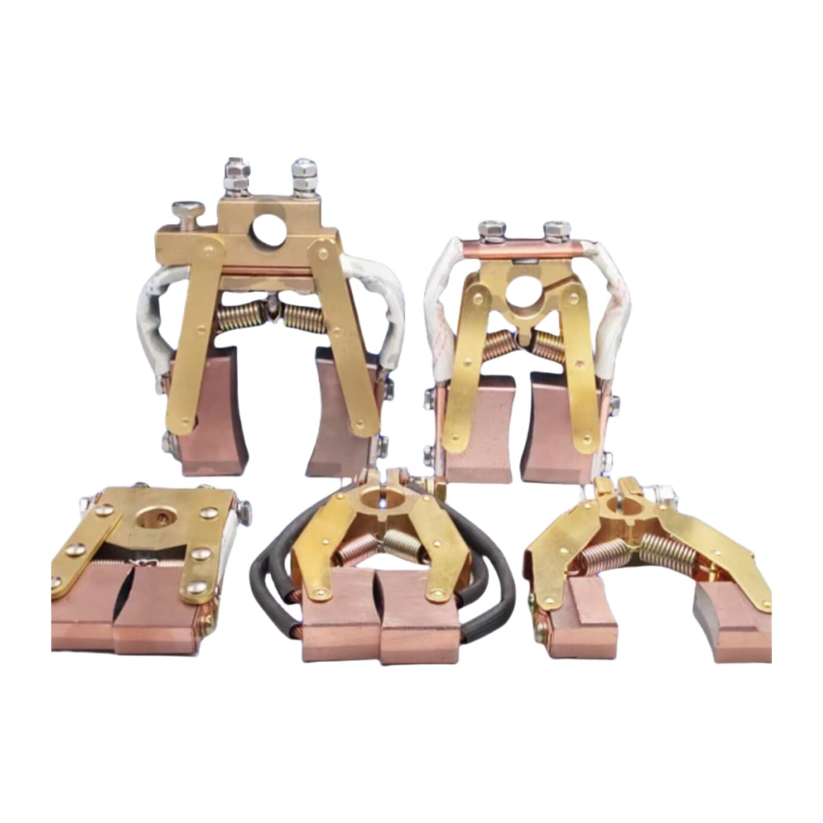 Motor anello scorrevole carbonio spazzole a forma di cheiro alta potenza rompere il braccio in rame a tonelle 12.5 16 32 40(Elbow 12.5 x 40 Hole 16 Leg Length 68 Current 200A)