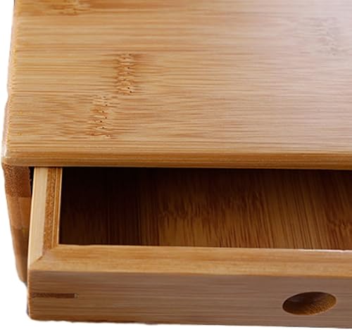 Miniatura 4 de Caja de té Puer Palet de bambú natural Pu'er Tea Cake Brick Breaking Tray Estuche de bambú - Paquete de pastel de té Puerh Caja de regalo hecha a