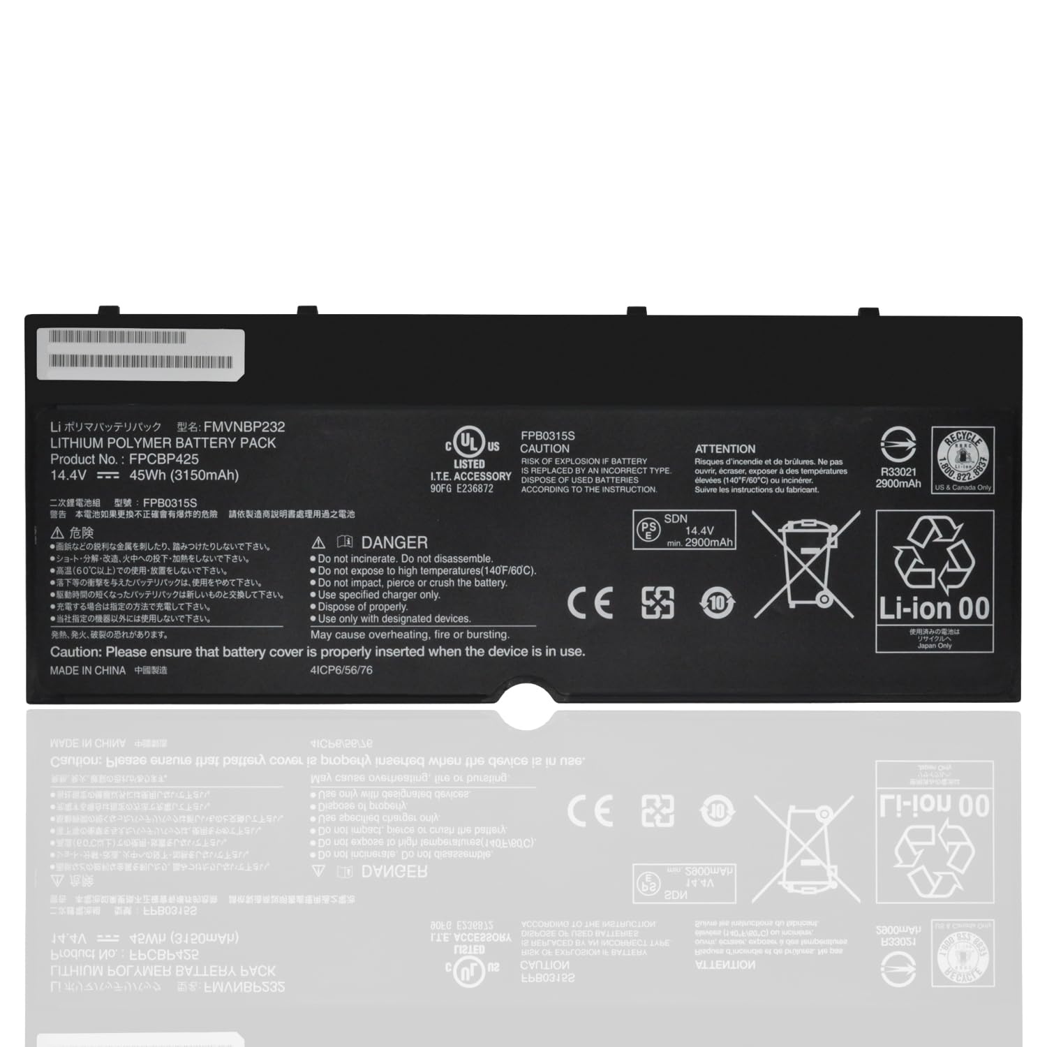 Amazon.com: CQCEO FPCBP425 Laptop Battery for Fujitsu LifeBook