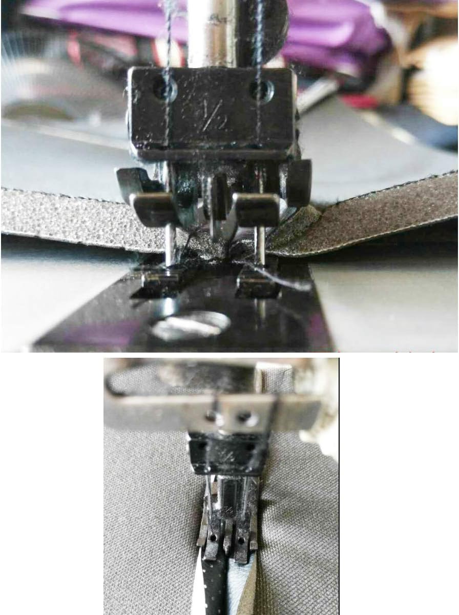 CKPSMS Brand - 1 Set#H02-0022A Walking Foot with Center Guide Compatible with/Replacement for CONSEW Brand 339/339RB Juki Brand 1560 521 2NEEDLE Sewing Machine (Needle Size:5/16")