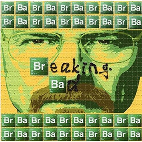 Gdabs Psychedelic Blotter Art Print perforated sheet/paper 30x30 - Breaking Bad Design