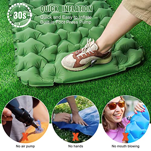 Isomatte LAMA Aufblasbare Luftmatratze 10 cm für Camping und Reisen