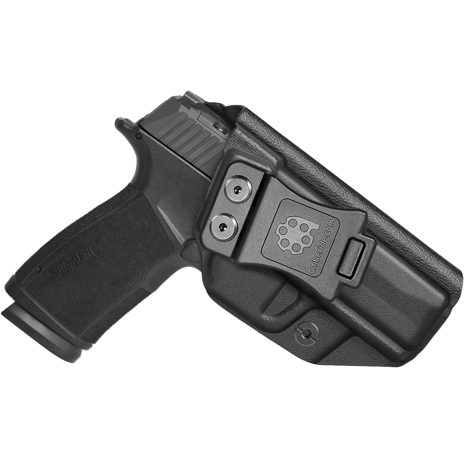 P365 X Macro Holster IWB OWB Kydex Holster Fit: Sig Sauer P365 X Macro Pistol – Inside Waistband Concealed Carry – Adjustable Cant & 'Posi-Click' Retention – No Wear - No Jitter - US Made by Amberide