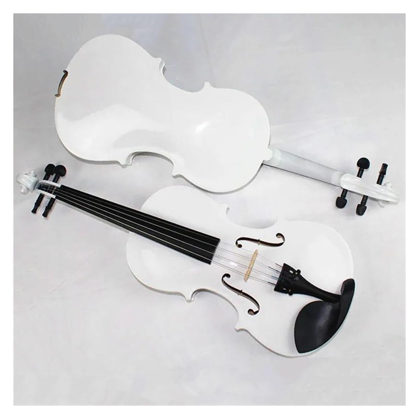 Violine 1 Stücke WEIß Farbe Violine 1/4 Violine Handwerk Violino Musical Instruments
