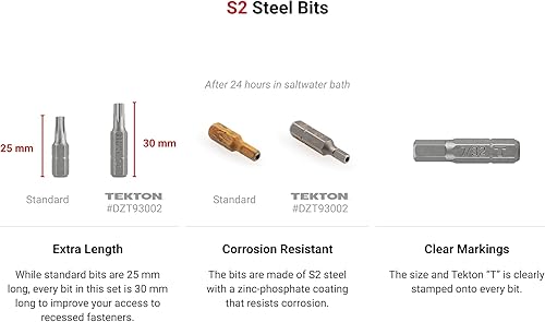 Miniatura 9 de Kit de rescate TEKTON 28301 Everybit Tech Rescue TM para dispositivos electrónicos teléfonos y dispositivos de precisión 45 piezas