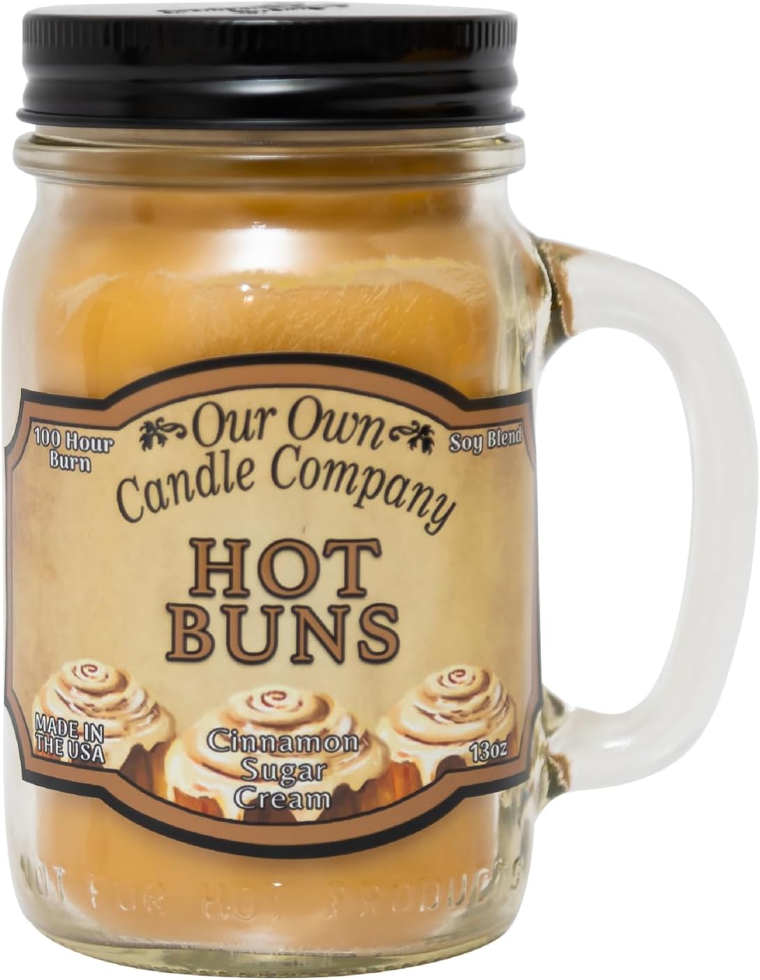 Grandma's Kitchen Candle, Large, Brown