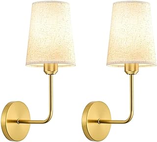 JESLED Rechargeable Wireless Wall Sconce Set