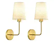 JESLED Battery Operated Wall Sconce Set of 2, 15000mAh Rechargeable Wall Lights with Timer Function, Magnetic Mounting & Dimmable, Wireless Wall Lamp for Bedroom, Living Room, Bulb Included