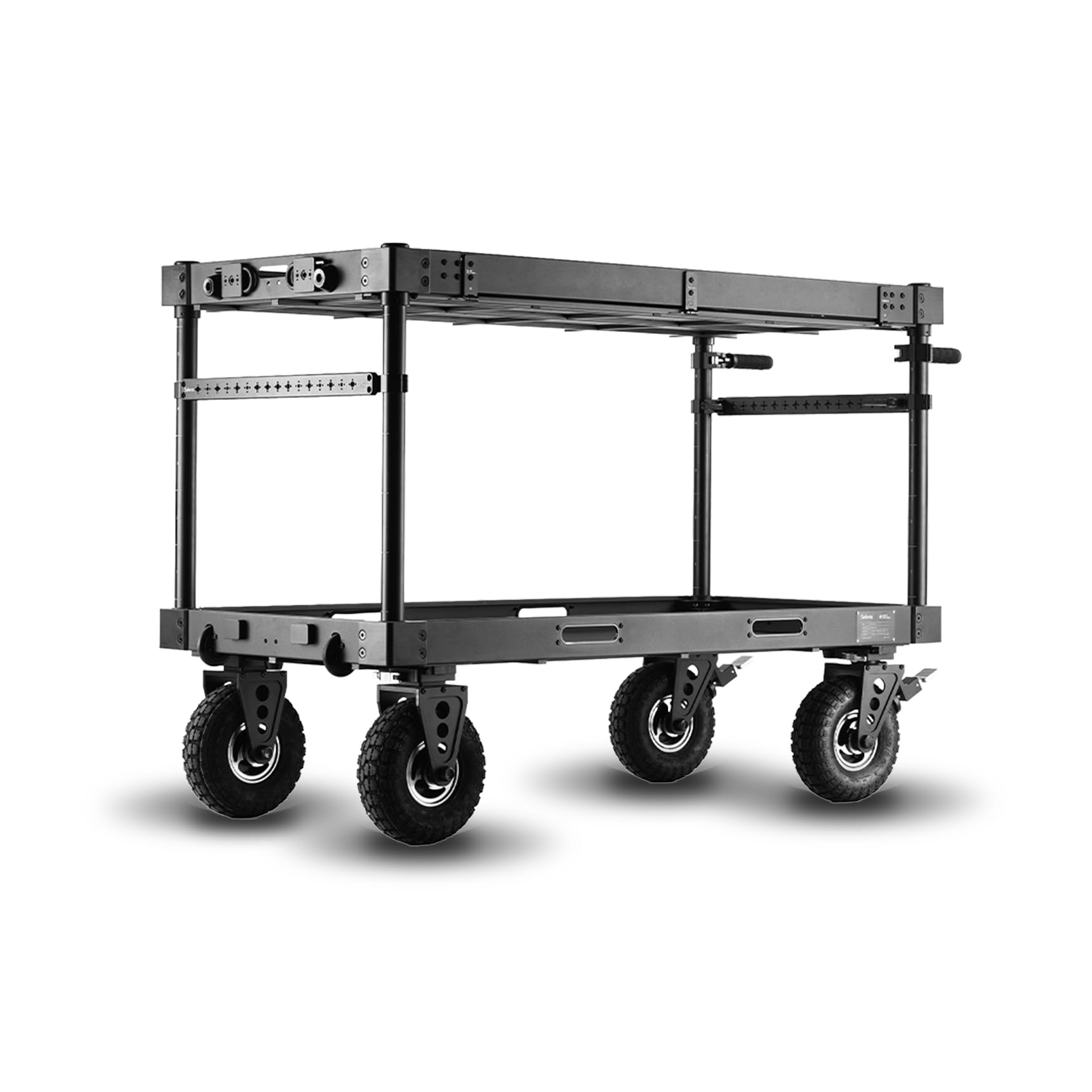 Selens 55" Video Production Camera Cart, Modular Quick Install Mobile Workstation for Production Film/Video/Photography/Live, Secure Storage and Move Equipment with 200kg/440lb Payload(SCF2-CW55)