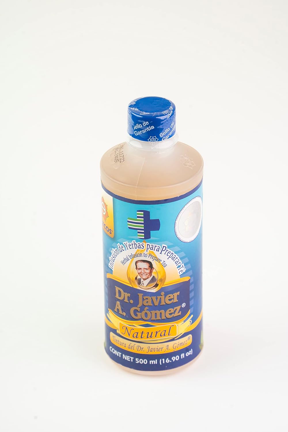 Alecos Tintura Infusion de Yerbas del Dr. Javier A. Gómez Natural Frasco 500 ml (16.9 fl oz), Yellow Brown