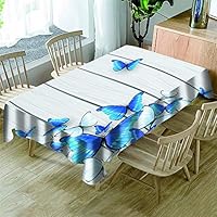 Nappe Rectangulaire Anti Taches, Exterieur Nappe De Table 140X240Cm, 3D