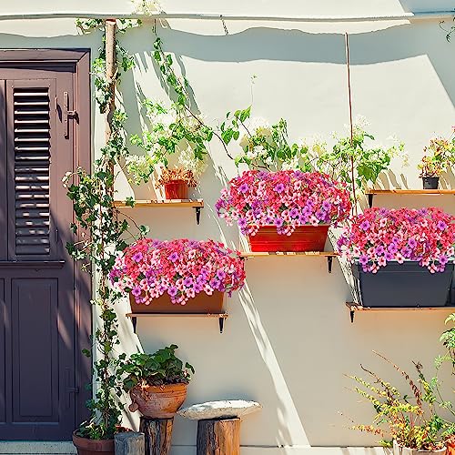 Dremisland 9 Bundles Artificial Flowers for Outdoors Decoration UV Resistant Silk Faux Daisy Flowers Fake Plastic Plants Greenery Shrub Garden Porch Window Box Spring Summer Decor image 6